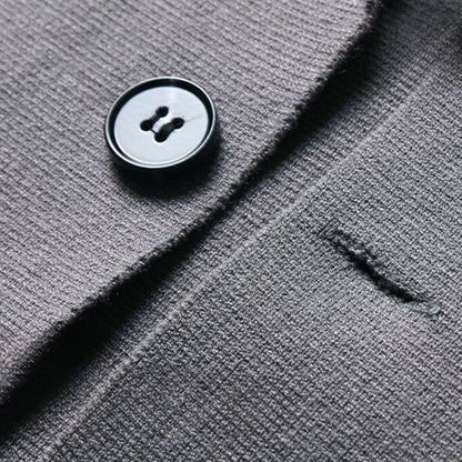 Herren Cardigan Baumwolle Langarm Reverskragen Modern