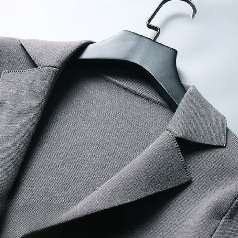 Herren Cardigan Baumwolle Langarm Reverskragen Modern