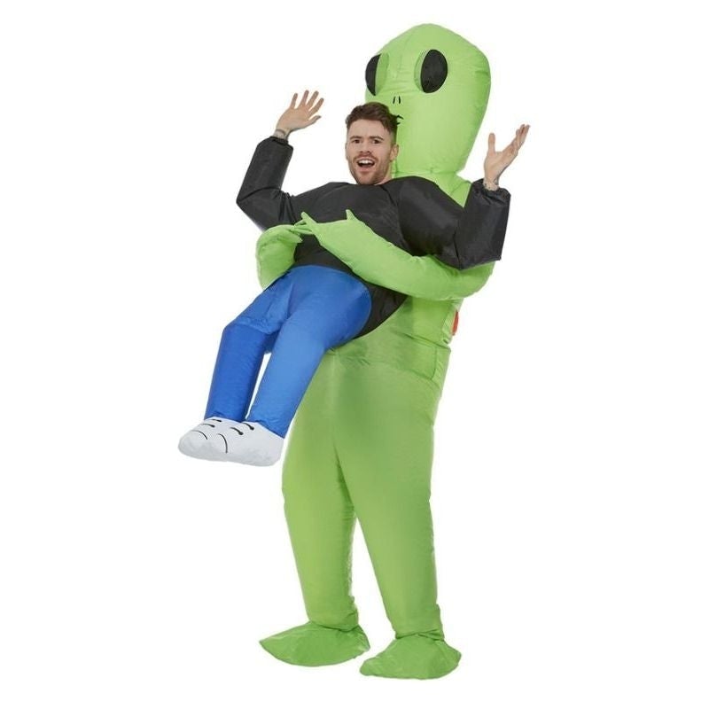 Aufblasbares Alien Kostüm Grün Halloween - BerlinGlamour
