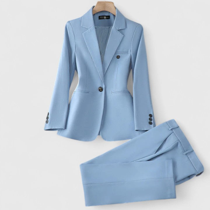Damen Büroanzug Set Zweiteilig Formal Elegant - BerlinGlamour