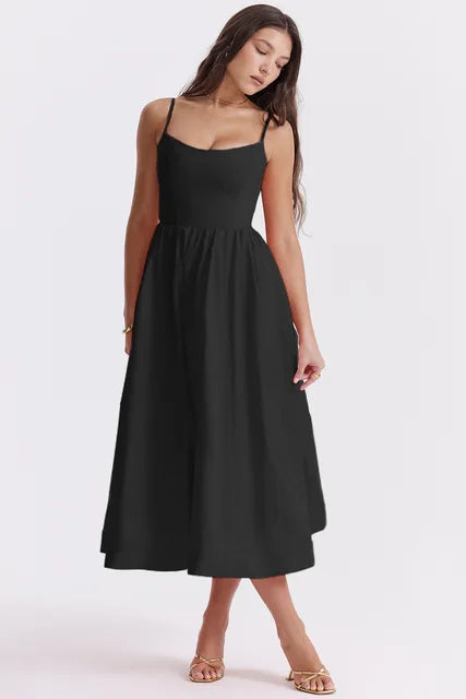 Elegantes Midikleid Berlin Chic Damenkleid