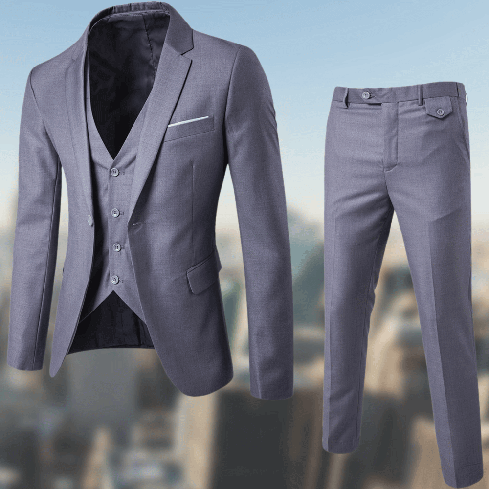 Herren Anzug Set: Stilvoller 3-teiliger Anzug mit Hose und Jacke - BerlinGlamour