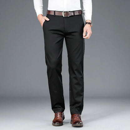 Anzughosen – Business Casual – Stretch – Schmale Hosen – Herrenhosen-Chaps Herrenmode