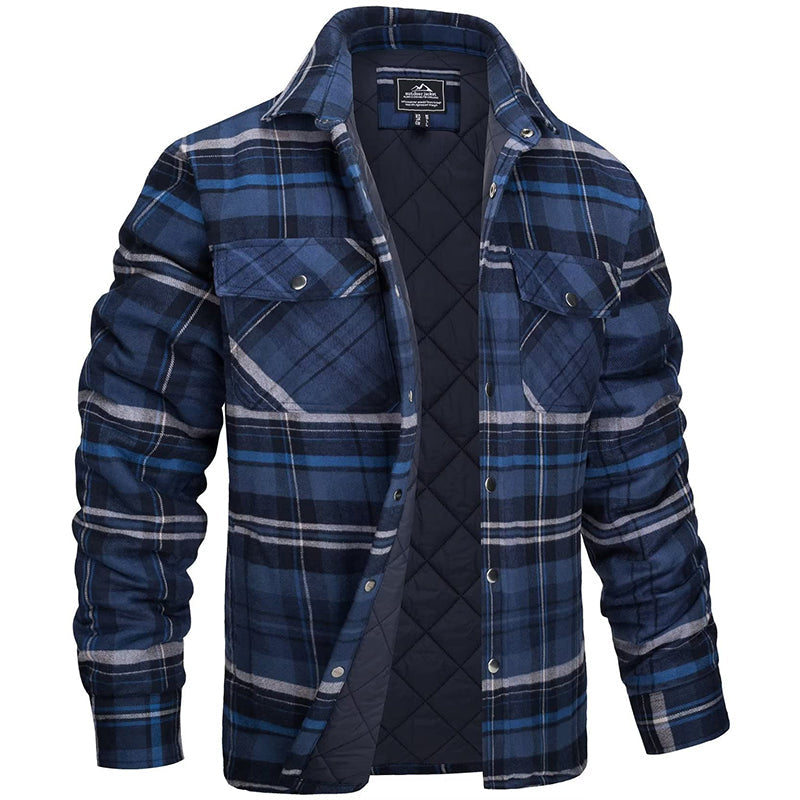 Herren-Holzfällerjacke im Karo-Design von Dolf