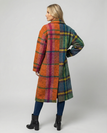 Damen Wollmantel Klassisch Warm Winter