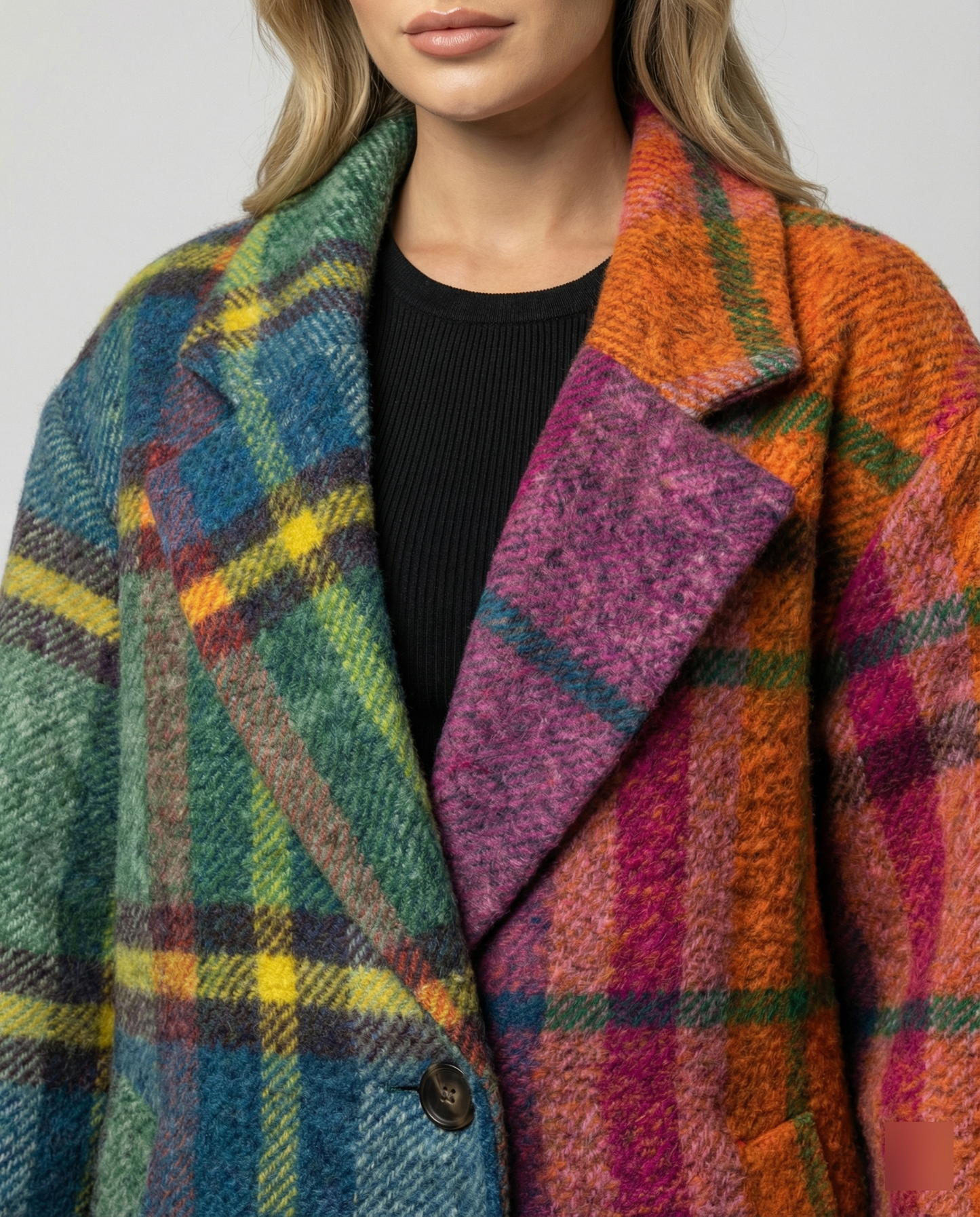 Damen Wollmantel Klassisch Warm Winter