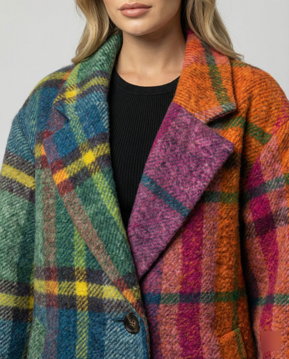 Damen Wollmantel Klassisch Warm Winter