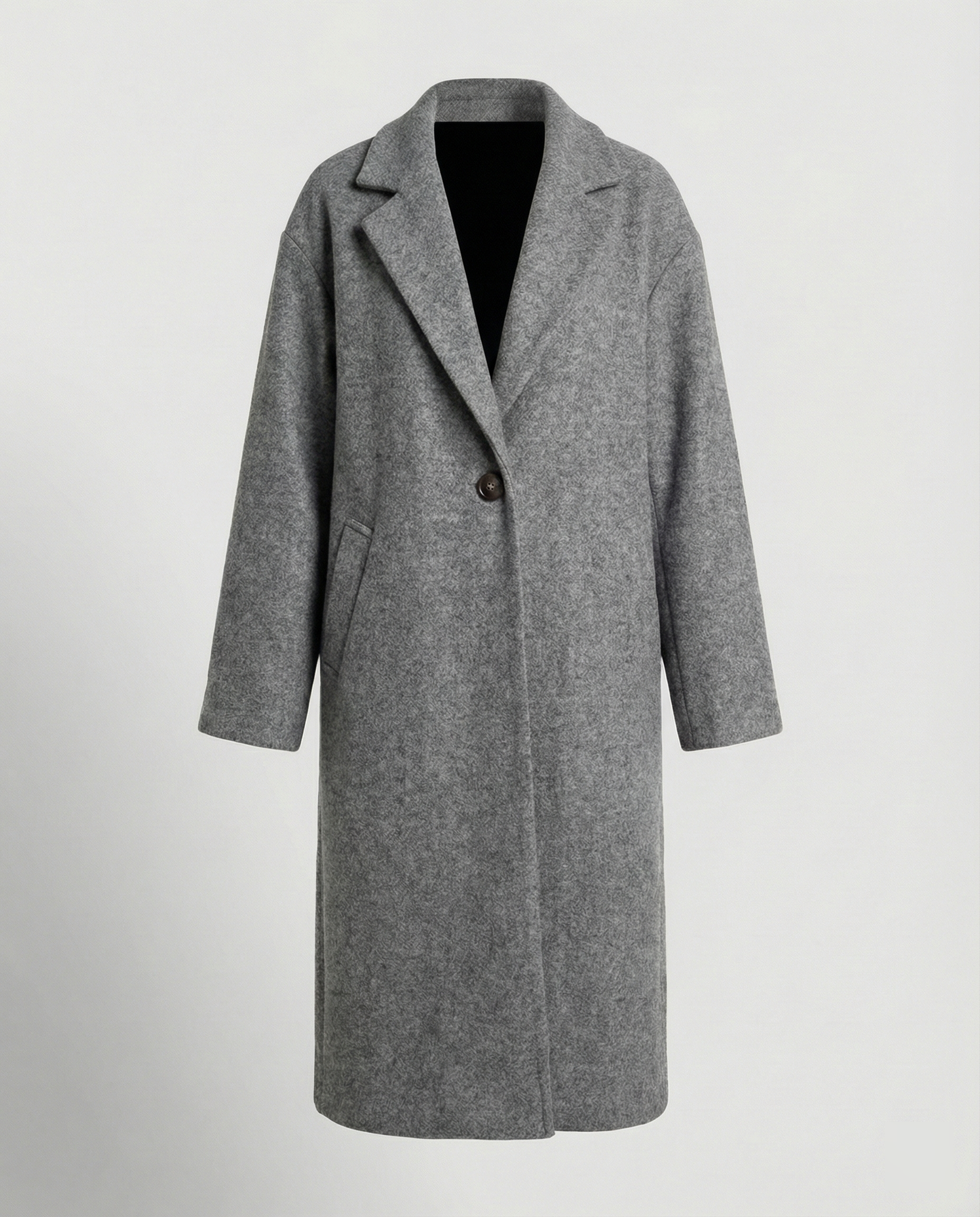 Damen Wollmantel Klassisch Warm Winter