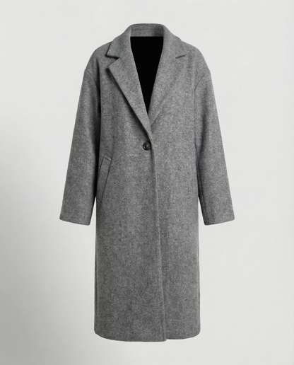 Damen Wollmantel Klassisch Warm Winter
