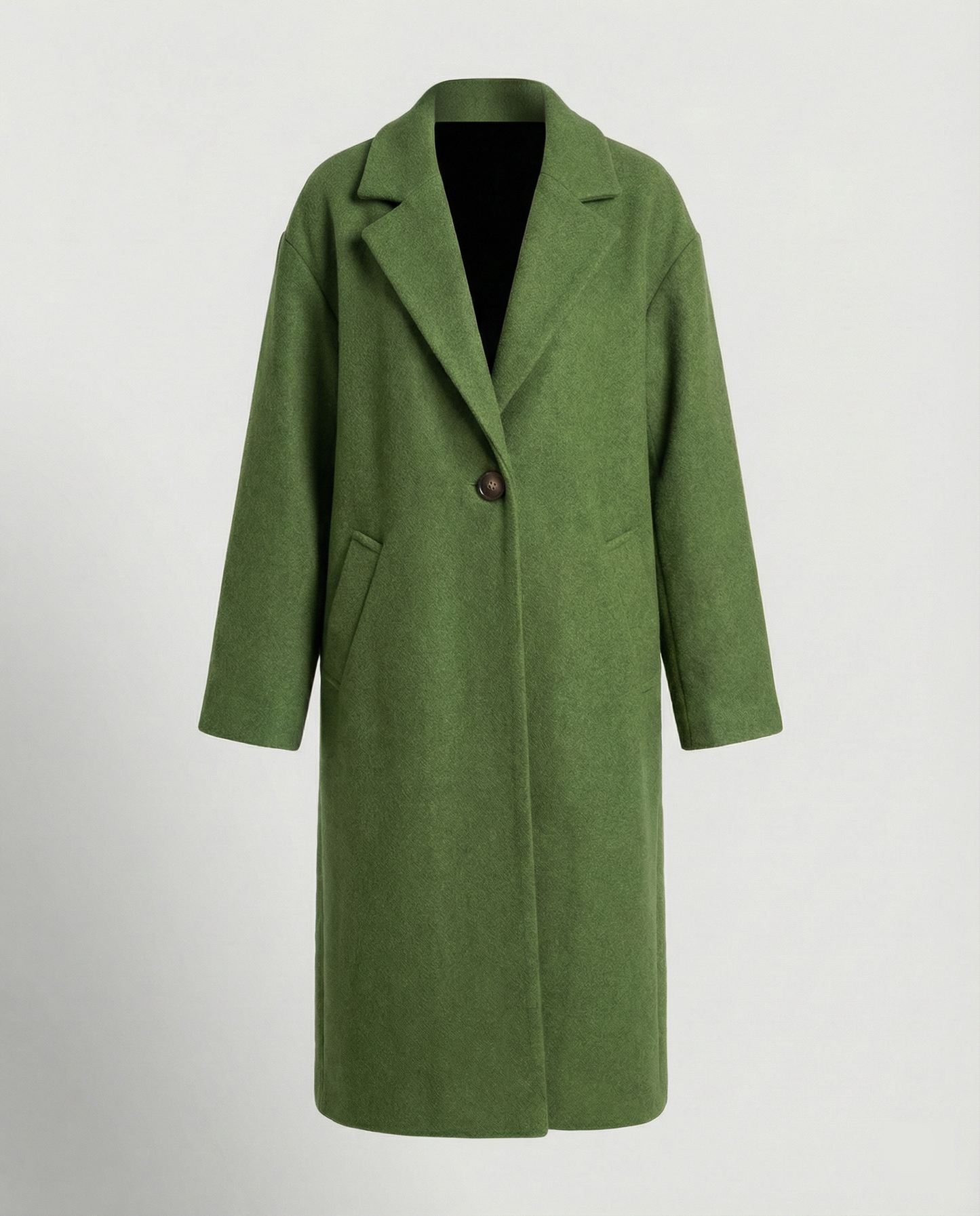 Damen Wollmantel Klassisch Warm Winter