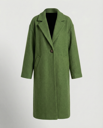 Damen Wollmantel Klassisch Warm Winter
