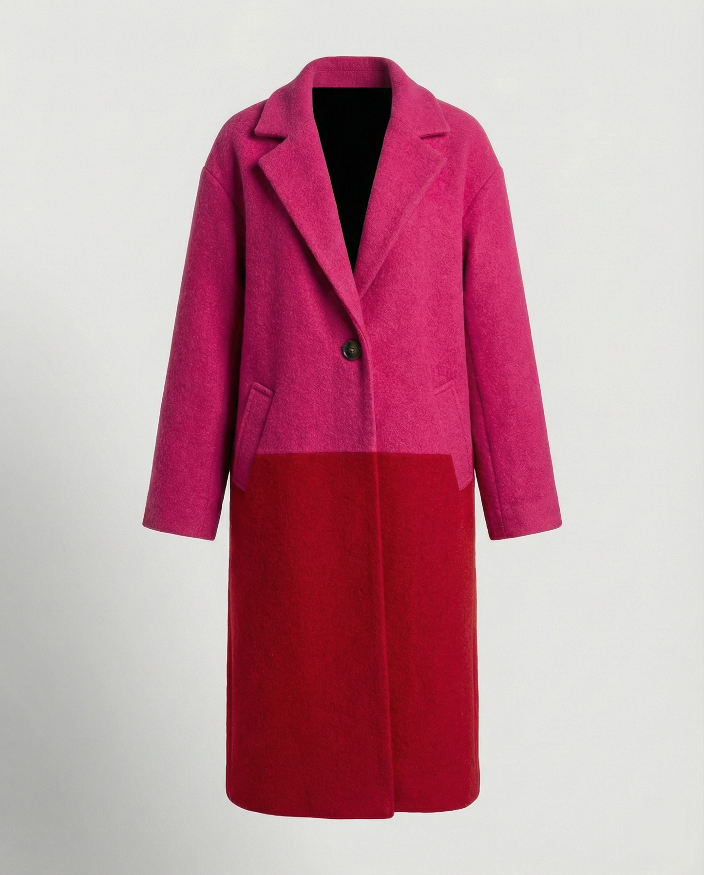 Damen Wollmantel Klassisch Warm Winter