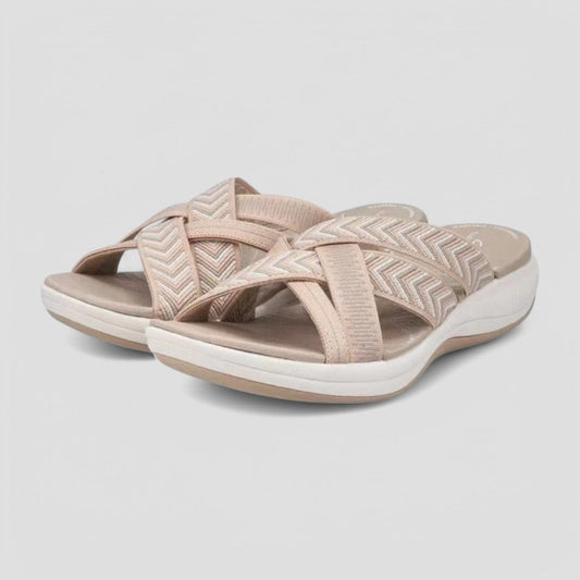 Atmungsaktive Slip-On-Sandalen für Damen 0
