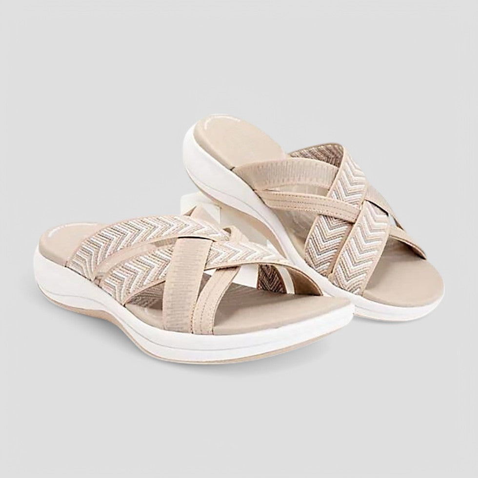 Atmungsaktive Slip-On-Sandalen für Damen 1
