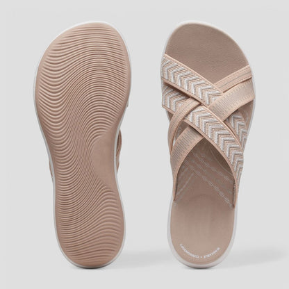 Atmungsaktive Slip-On-Sandalen für Damen 3