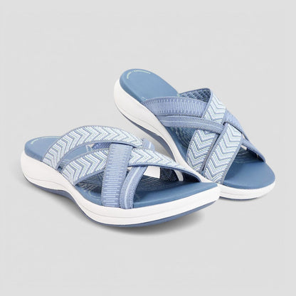 Atmungsaktive Slip-On-Sandalen für Damen 4