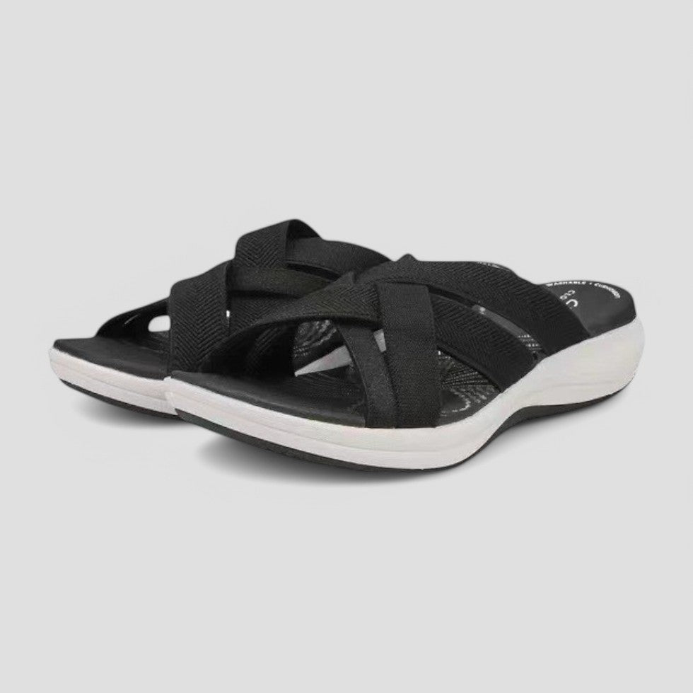 Atmungsaktive Slip-On-Sandalen für Damen 5