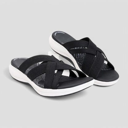 Atmungsaktive Slip-On-Sandalen für Damen 6