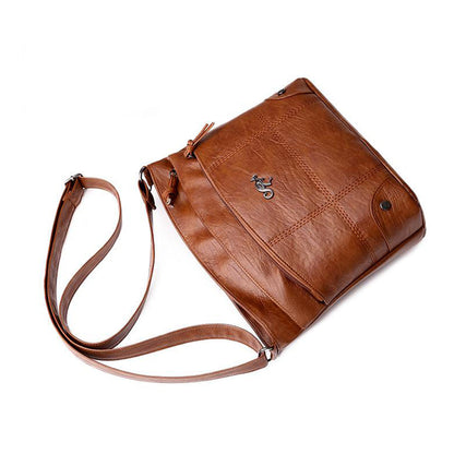 Leder Umhängetasche Vintage Damen Schick