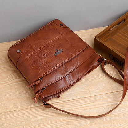 Leder Umhängetasche Vintage Damen Schick