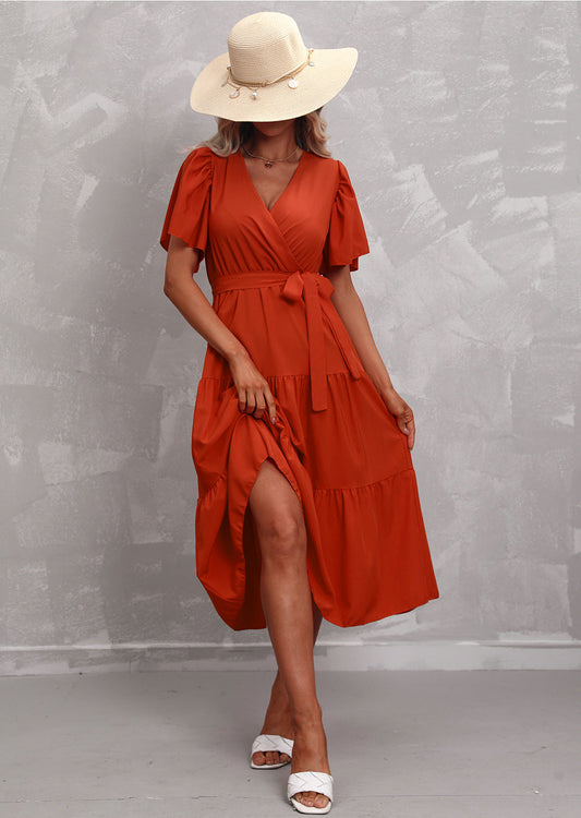 Elegantes Aurelie-Midi-Kleid