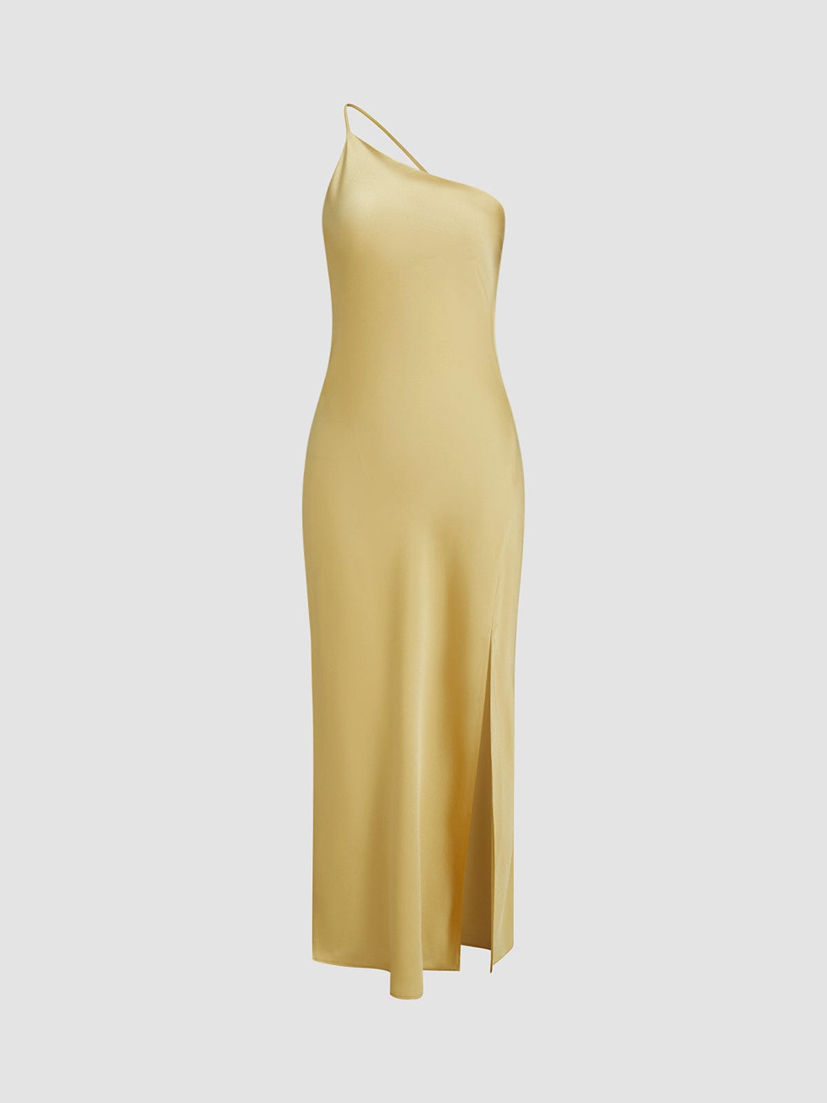 Elegantes Satinkleid Rückenfrei Hochzeit Kleid