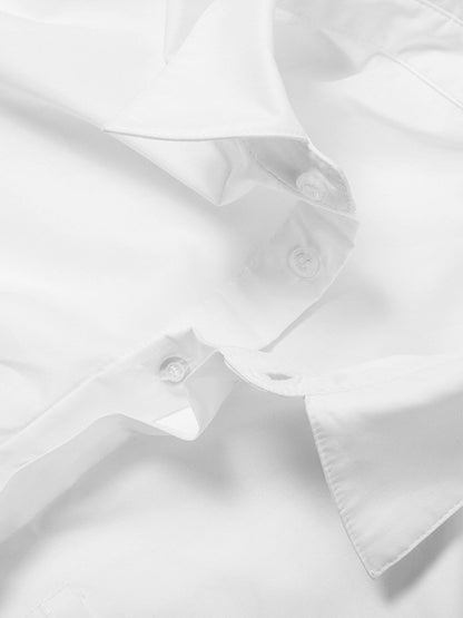 Damenbluse Kurzarm Raw Cut Modern Trendy