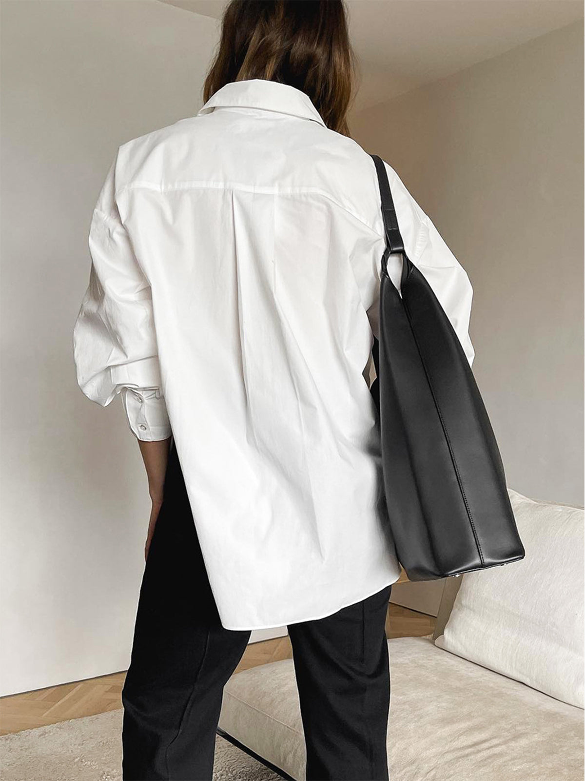Damenbluse Oversized Elegant Zeitlos