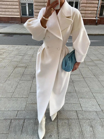 Klassischer Damen Trenchcoat Eleganz Schwarz - BerlinGlamour