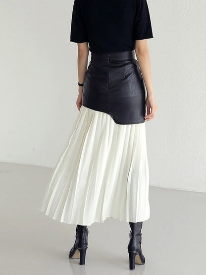 Damen Sommerrock Asymmetrisch Midi Kleid