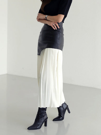 Damen Sommerrock Asymmetrisch Midi Kleid