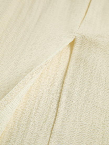 Sommerkleid Midikleid Luftig Cut-Out Spitze