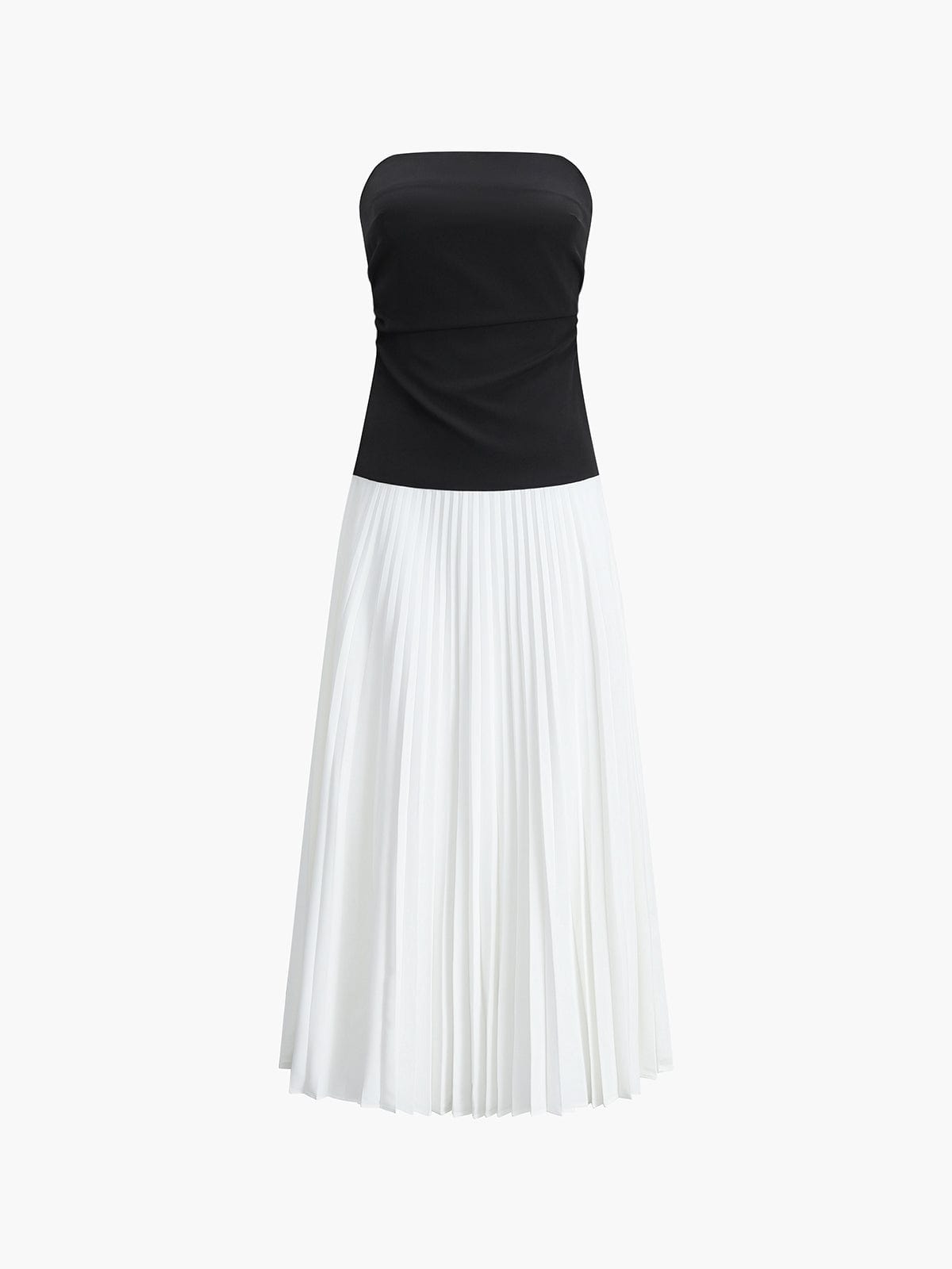 Bustier-Top und Maxi-Rock Set Elegantes Frauen-Outfit