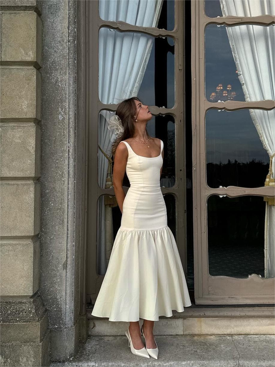 Elegantes Maxikleid mit Rüschen für Abendveranstaltungen