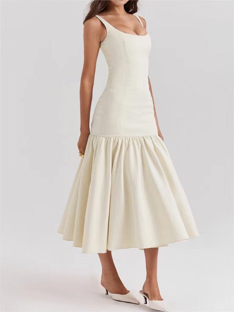 Elegantes Maxikleid mit Rüschen für Abendveranstaltungen