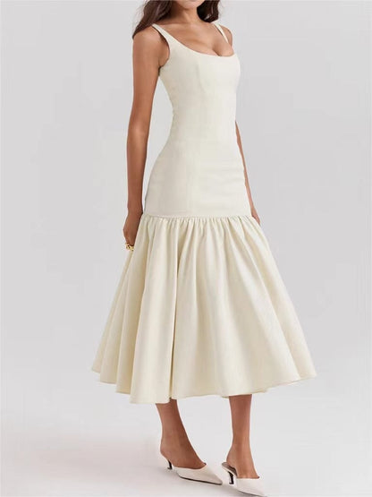 Elegantes Maxikleid mit Rüschen für Abendveranstaltungen