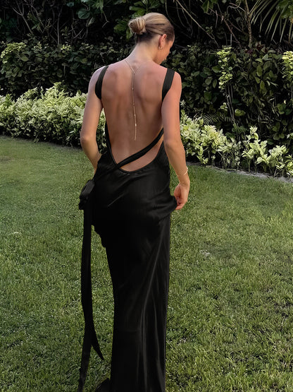 Langkleid Asymmetrisch Ein Schulter Satin Abendkleid
