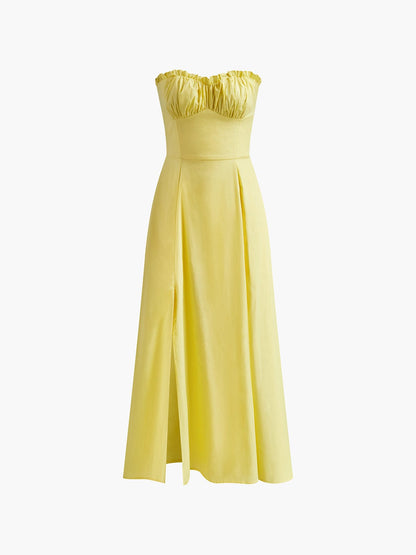 Sommerkleid mit Bustier A-Linie Romantic Frauenkleid