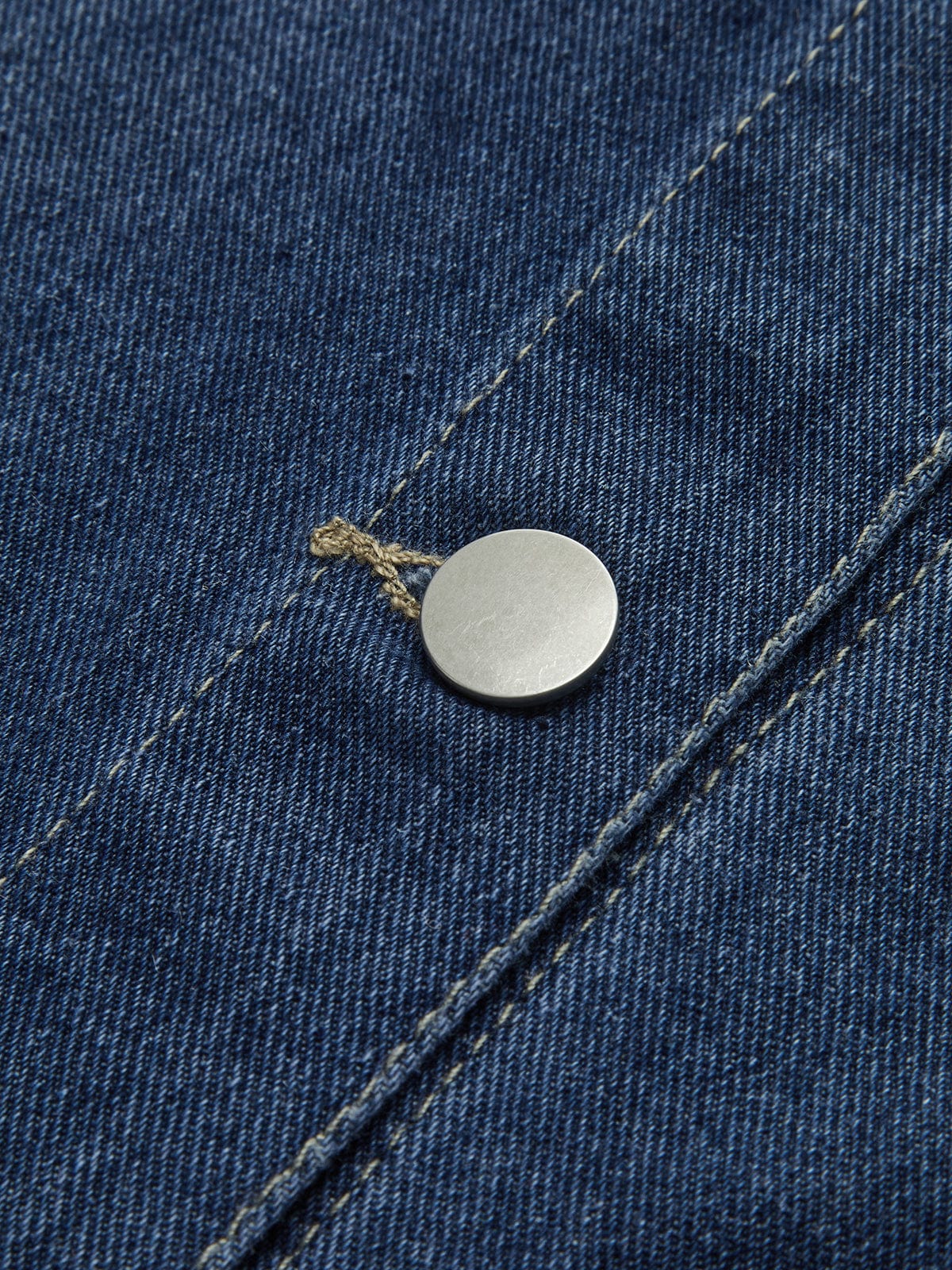 Große Denimjacke Oversized Lässig Damen