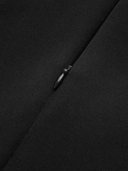 Kleid Damen Elegantes Ärmelloses Midikleid Plissee