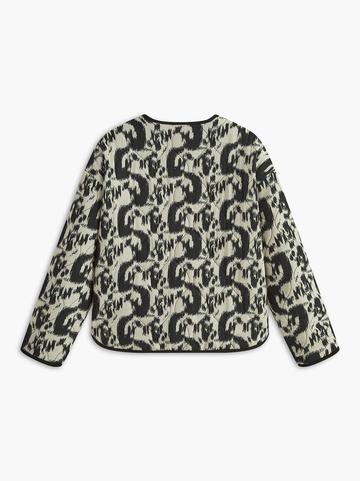 Animal-Print Jacke Frauen Trendy Mutig Mode