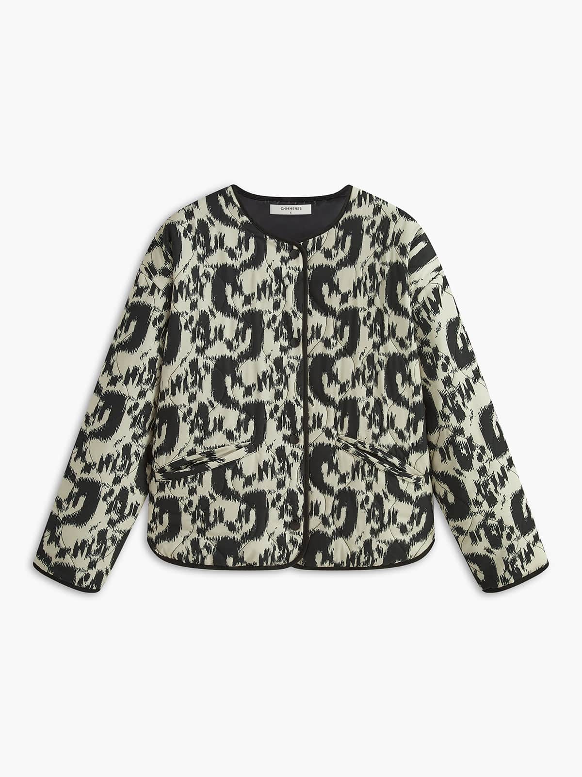 Animal-Print Jacke Frauen Trendy Mutig Mode