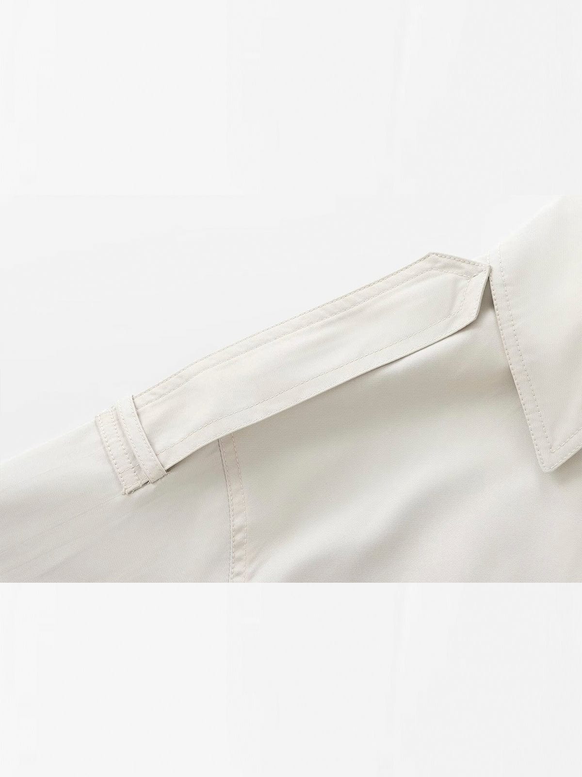 Kurzer Trenchcoat Damen Elegant Zeitlos Schwarz