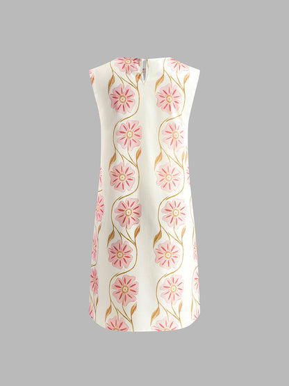 Sommerkleid Boho Floral Stickerei Frauenkleid