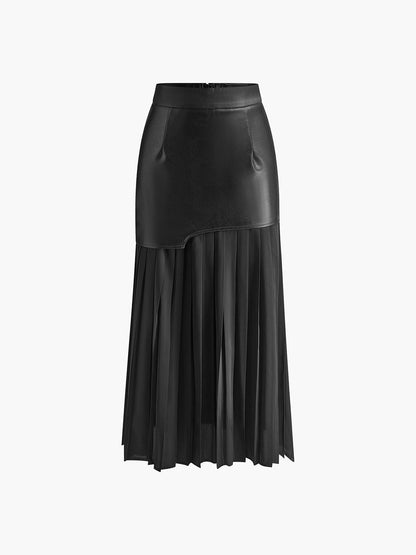 Damen Sommerrock Asymmetrisch Midi Kleid