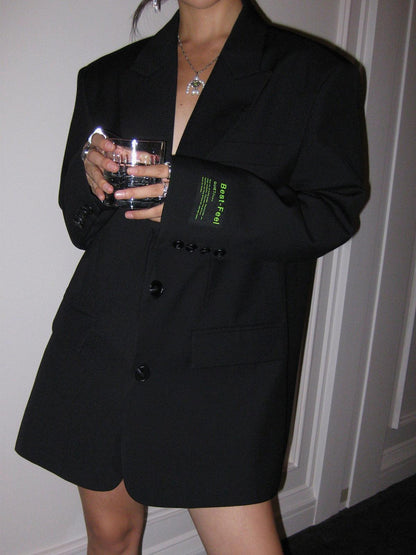 Damen Blazer Oversized Klassisch Modern