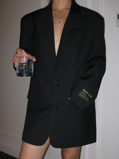 Oversized Blazer Modern Trendig Großformat Damen