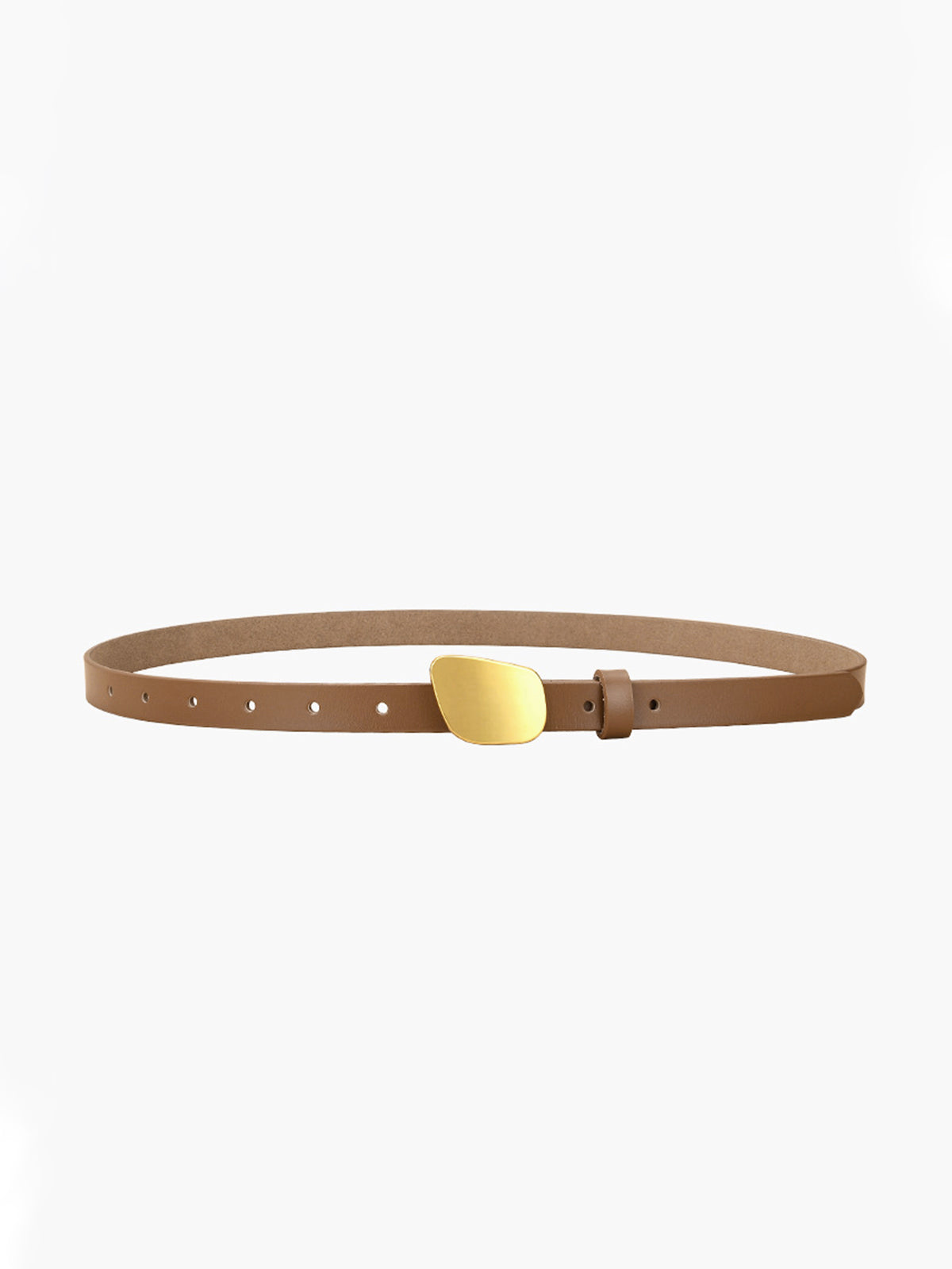 Gürtel Mit Goldknopf Damen Elegant - BerlinGlamour