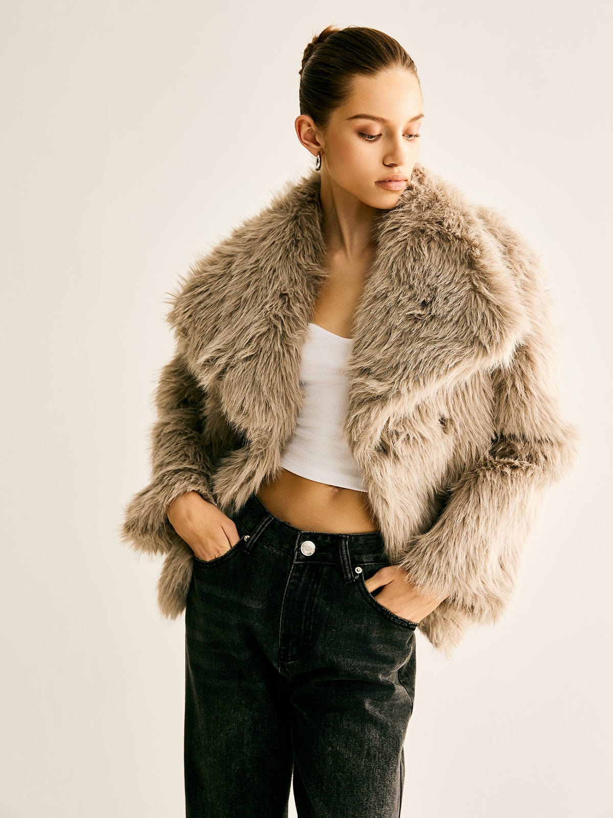 Kunstfelljacke Damen Luxus Warm Elegant - BerlinGlamour