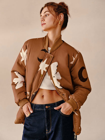 Oversized Bomberjacke Groß Modern Urban